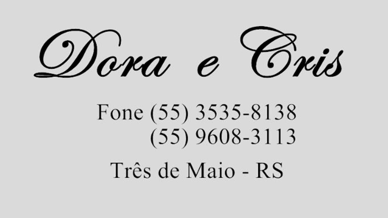 Dora e Cris Doces e Salgados